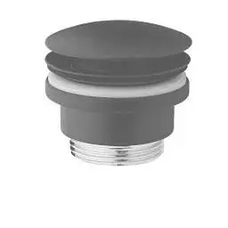 Донний клапан Paffoni click-clack mercury grey ZSCA050MG, Сірий - мініатюра 1
