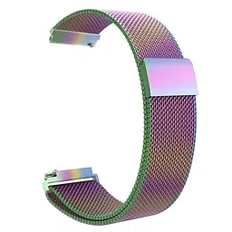 Металевий ремінець Watchbands Milanese Loop для Samsung Gear S3 Samsung Galaxy Watch 46mm Silver - Colorful (WB004METALCOLORFUL) - мініатюра 2