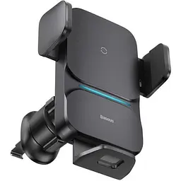 Тримач з бездротовою зарядкою Baseus Wireless Charge QI 15 W (CGZX000001) - мініатюра 2