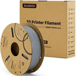 Пластик (Filament) ELEGOO PLA 1кг, 1.75мм, сірий - мініатюра 2