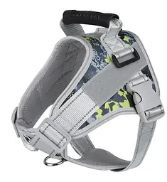Нагрудна шлея для собак Reflective safety chest harness for pet dogs, XL Зелений