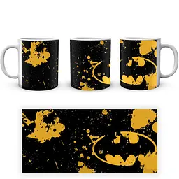 Кухоль GeekLand Бетмен Batman Бетмен Лого в фарбі BM.02.345 330 мл білий - мініатюра 3