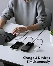 Повербанк VRURC Power Bank 20000 мА·год, портативний зарядний пристрій USB C 20 Вт - мініатюра 5