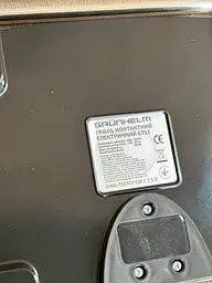 Притискний контактний електричний гриль Grunhelm G753 домашній з антипригарним покриттям 750Вт Сірий - мініатюра 3