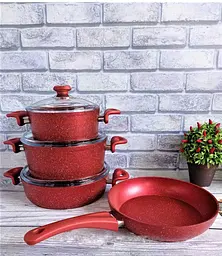 Набір посуду O.M.S. Collection 3005 Red 7 предметів