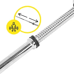 Гриф для штанги прямий Cornix 150 см 25 мм XR-0411 - мініатюра 8