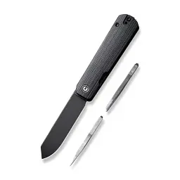 Ніж Civivi Sendy Milled, Black G10, Darkwash (C21004B-2)