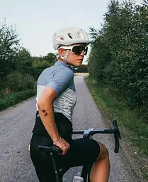 Велоджерсі жіноче POC Essential Road Light Jersey S Блакитний-Салатовий - мініатюра 3