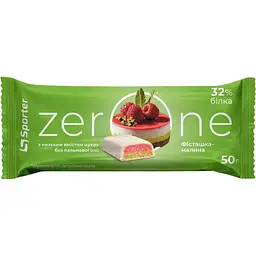 Батончик протеїновий Zero One Фісташка-малина  50 г