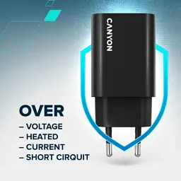 Зарядний пристрій Canyon USB-C PD30W OnCharge Black (CNE-CHA30CLB) - мініатюра 7