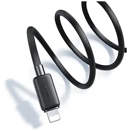 Кабель Usams US-SJ689 USB-A to Lightning 2.4A 1м Black SJ689USB01 (6958444909240) - мініатюра 2