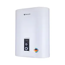Водонагрівач WILLER Grand 2,0 кВт, "сухий" ТЕН, 30 л, прямокутний, вертикальний, білий (EV30DR) - мініатюра 3