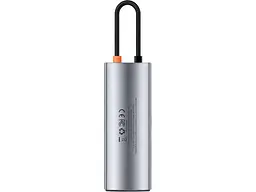 Мультипортовий адаптер BASEUS Metal Gleam Series 7-in-1 Multifunctional Type-C HUB Gray (WKWG020113) - мініатюра 6