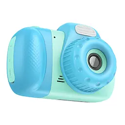 Дитяча фотокамера DV201 Dual lens Blue Hoco teh0029819