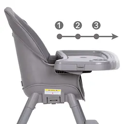 Стілець для годування 4в1 Kidwell EATAN Grey - мініатюра 7