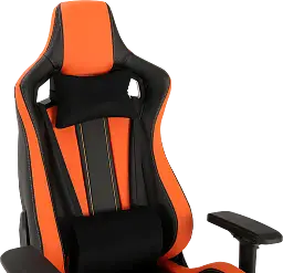 Геймерське крісло GT Racer чорне з помаранчевим (X-0715 Black/Orange) - мініатюра 6