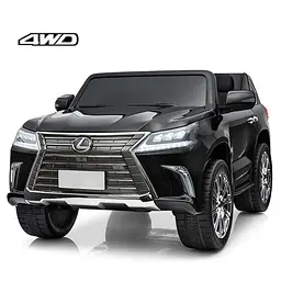 Дитячий електромобіль 4x35W 12V14Ah PRO EVA шкіра чорний (M 3906EBLRS-2)