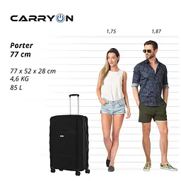 Валіза CarryOn Porter (L) Black (502445) - мініатюра 6