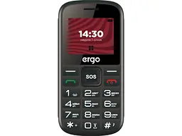 Мобільний телефон Ergo R202 Black