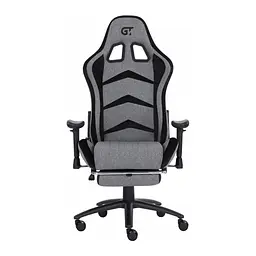 Крісло ігрове GT Racer X-2534-F Gray/Black Suede (X-2534-F Fabric Gray/Black Suede) - мініатюра 8