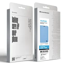 Чохол-книжка ArmorStandart OneFold Case для ZTE Blade A35 4G / A55 4G Light Blue - мініатюра 6