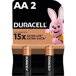Батарейки Duracell 5015103 AA (LR6) 1.5V 2 шт (5000394076921)