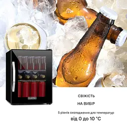 Холодильник для напоїв Klarstein Beersafe M Onyx (10034847) - мініатюра 3