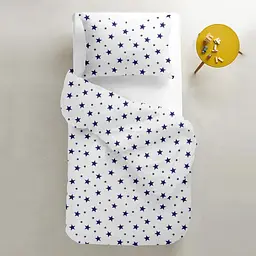 Підковдра полуторна Cosas Big Blue Star 160х220 см (StarBigBlue_White_160q) - мініатюра 3