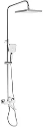 Душова система універсальна Qtap Presto Chrome/White QTPRE111CRW45580