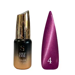 Гель-лак для нігтів Steffani Cat Eye MYSTIC, 9 мл , 04 Бордовий