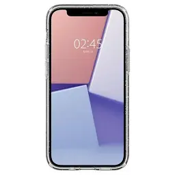 Чохол-накладка Spigen Liquid Crystal Glitter для Apple iPhone 12 Mini Crystal Quartz (ACS01741) - мініатюра 2