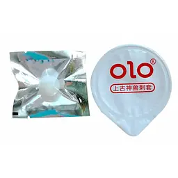 Презерватив OLO Flying Koi з кулькою та м'якими шипами, для яскравих відчуттів та продовження задоволення, 1 шт Olo Olo Flying Koi 101873 - мініатюра 2