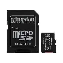 Карта пам'яті microSDXC 512Gb Canvas Select Plus Kingston teh0020720