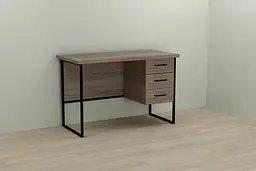 Комп'ютерний стіл Ferrum-decor Гаррі 75x120x70 чорний ДСП Дуб Сонома Трюфель 32мм (FRD-103558)