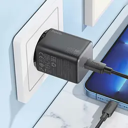 МЗП Hoco N40 Mighty PD20W (1USB-C) Black - мініатюра 5