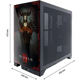 Корпус Diablo IV - Lilith - Limited Edition ATX (Діабло) (FBLPCD4LILITH24FT) - мініатюра 3