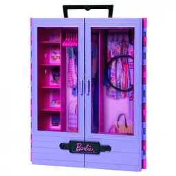 Шафа для одягу Barbie з лялькою (HJL66) - мініатюра 5