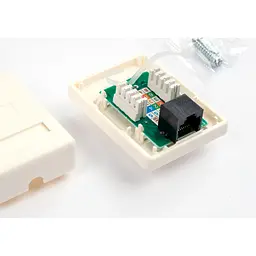 Комп'ютерна розетка RJ45x1 UTP cat.5e 8P8C Vinga (VCPRJ45O1NE) - мініатюра 4