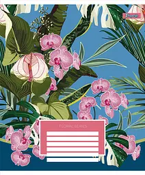 Набір зошитів 1 Вересня Floral series А5 в лінійку 48 аркушів 10 шт. (766450) - мініатюра 4