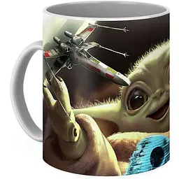 Кухоль GeekLand Зоряні війни Мандалорець Мандалорець Star Wars The Mandalorian малюк йоду TM.04.21 330 мл білий - мініатюра 3