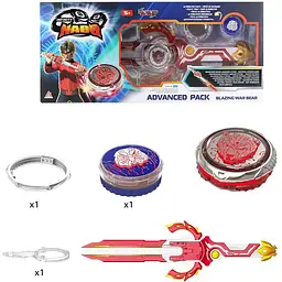 Дзига Auldey Infinity Nado VI Advanced Pack Blazing War Bear (EU654132) - мініатюра 2