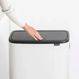 Бак для сміття Brabantia Bo Touch Bin Hi білий 2x30 л (130601) - мініатюра 4