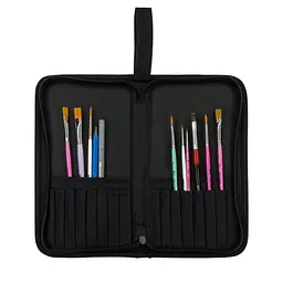 Пенал для пензлів DK ART 13×25 см чорний  - мініатюра 6