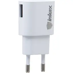 Зарядний пристрій INKAX CD-08 Travel charger + Lightning cable 1USB 1A White - мініатюра 2