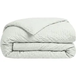 Підковдра полуторна Cosas Snow з текстурованої бавовни 145х210 см (101WaffleCottonWhite_145x210q)