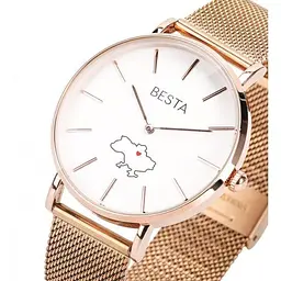 Годинник наручний класичний Besta Love UA Rosegold - мініатюра 10