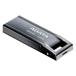 USB флеш накопичувач ADATA 32GB UR340 Black USB 3.2 (AROY-UR340-32GBK) - мініатюра 4