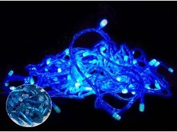 Гірлянда КИТАЙ 100LED однотонна, синій 6м 1183-02