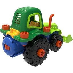 Конструктор Edu-Toys Трактор з інструментами (JS030) - мініатюра 4