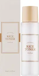 Тонер для обличчя з екстрактом рису I'm From Rice Toner 30 мл - мініатюра 2